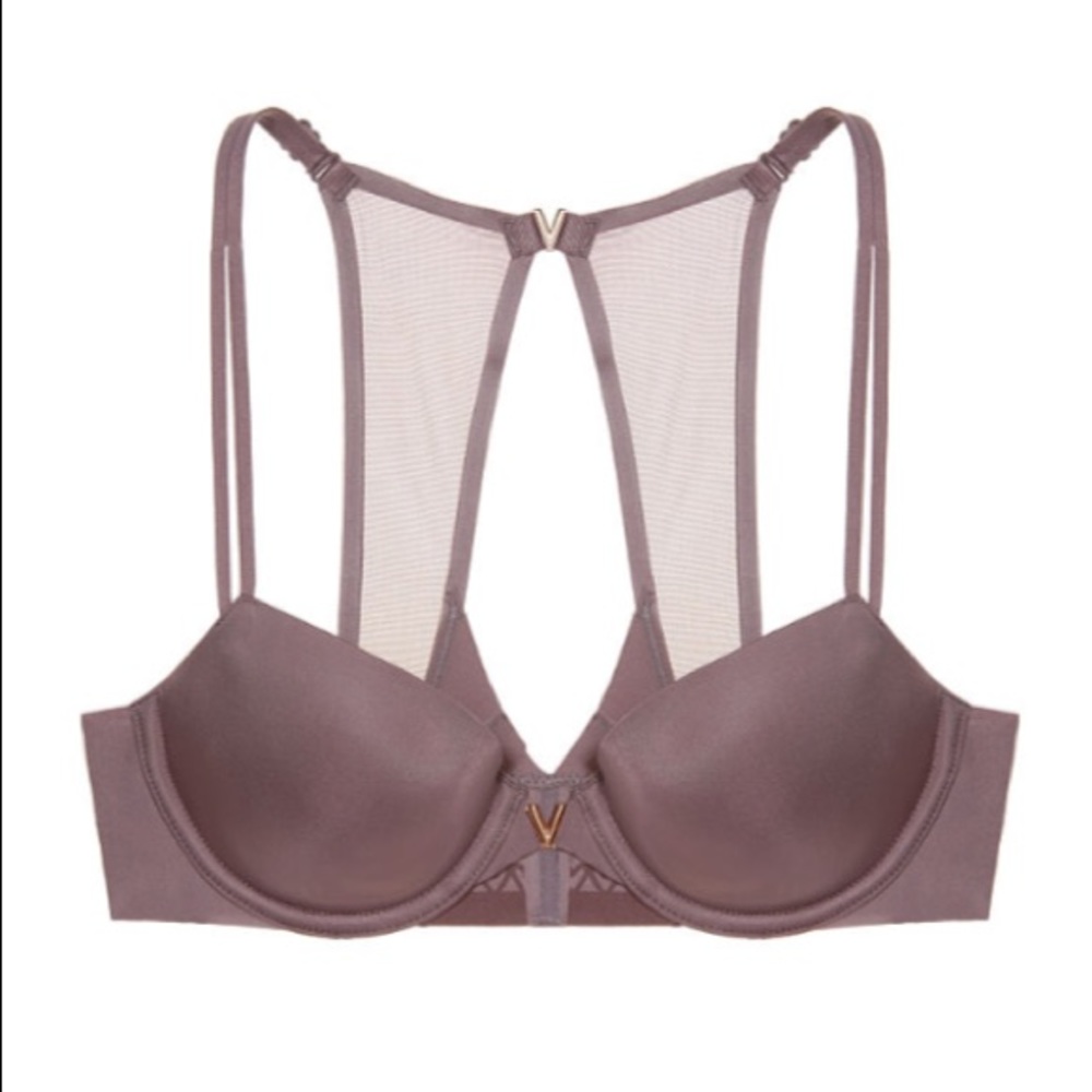 VICTORIAS SECRET LIGHTLY LINED DEMI BRA NWT SIZE  32DD